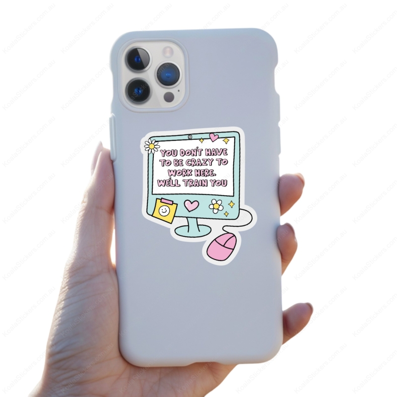 Koala Stickers: Crazy at Work Sticker - Image 3
