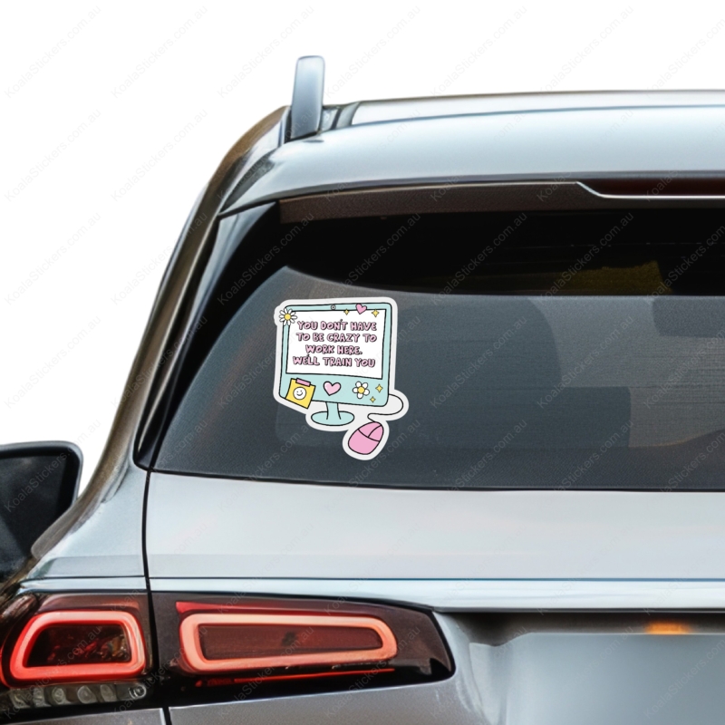 Koala Stickers: Crazy at Work Sticker - Image 7