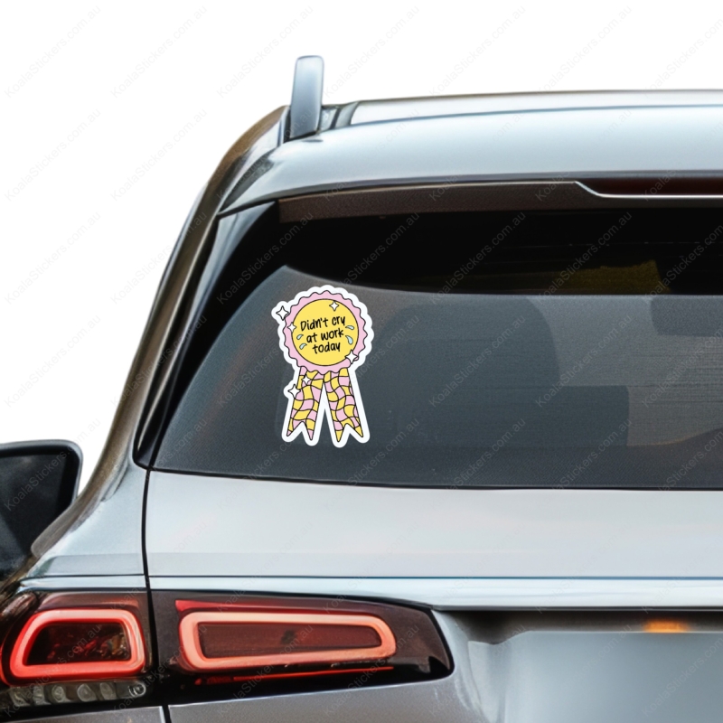 Koala Stickers: Crying at Work Sticker - Image 7