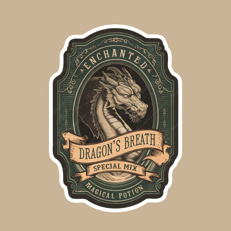 Koala Stickers: Dragon Breath Potion Sticker